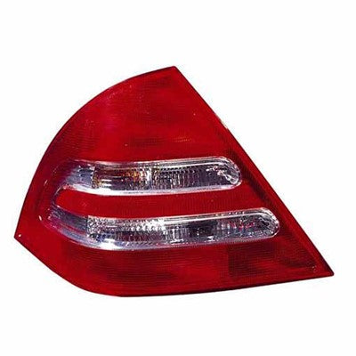 2001 mercedes c320 rear driver side replacement tail light lens and housing arswlmb2800112