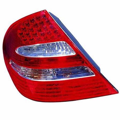 2003 mercedes e320 rear driver side replacement tail light lens and housing arswlmb2800124v
