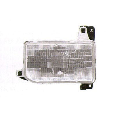 1989 nissan pathfinder front driver side replacement headlight assembly arswlni2502104