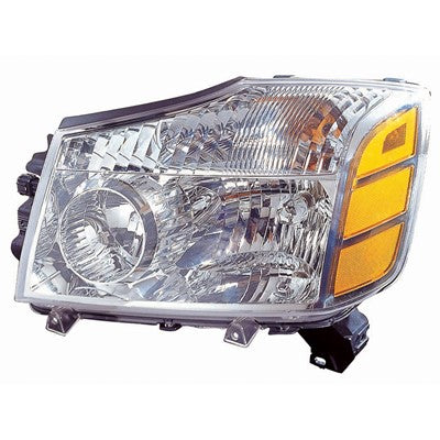 2005 nissan titan front driver side replacement headlight assembly arswlni2502154c