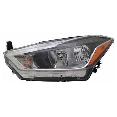 2018 nissan kicks front driver side replacement halogen headlight assembly arswlni2502264v