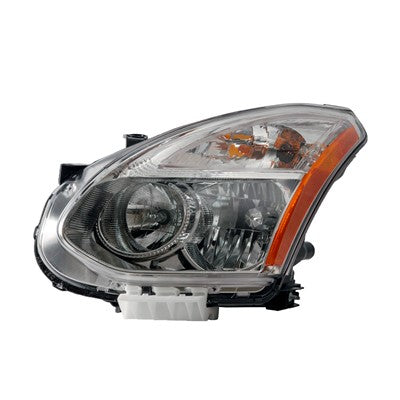 2013 nissan rogue front driver side oem halogen headlight lens and housing arswlni2518130oe