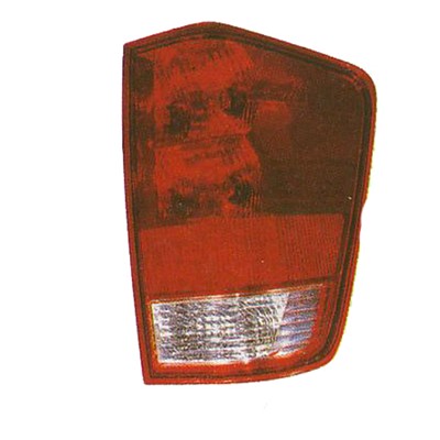 2005 nissan titan rear driver side replacement tail light lens and housing arswlni2818113v