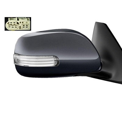 2012 scion tc passenger side power door mirror with turn signal arswmsc1321105