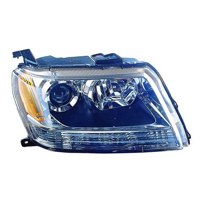 2013 suzuki grand vitara front passenger side replacement headlight lens and housing arswlsz2519107c