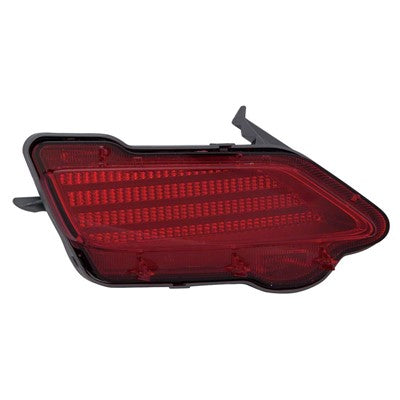 2014 toyota rav4 rear driver side replacement bumper cover reflector arswlto1184107