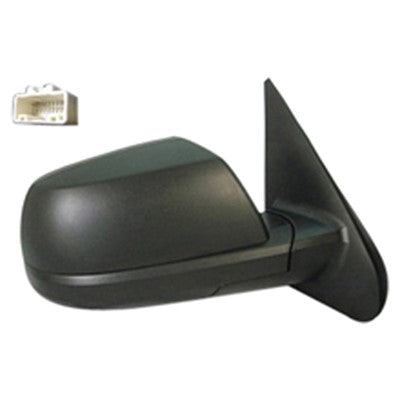 2013 toyota tundra passenger side power door mirror without heated glass arswmto1321242