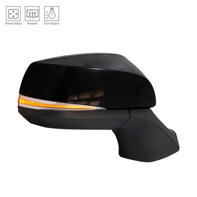 2020 toyota highlander passenger side power door mirror with heated glass with turn signal arswmto1321414