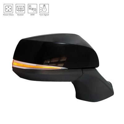 2020 toyota highlander passenger side power door mirror with heated glass with turn signal arswmto1321415