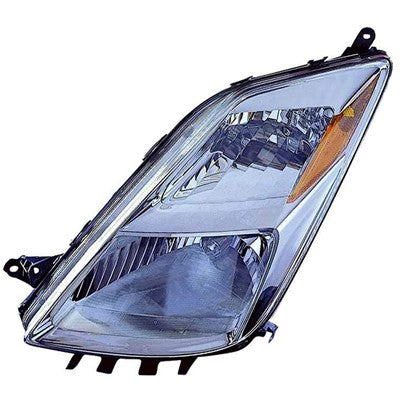 2005 toyota prius front driver side replacement halogen headlight lens and housing arswlto2502159c