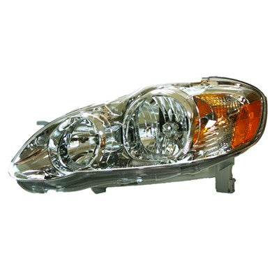 2006 toyota corolla front driver side replacement headlight assembly arswlto2502160v