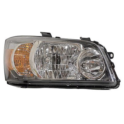 2005 toyota highlander front passenger side replacement headlight lens and housing arswlto2503151v
