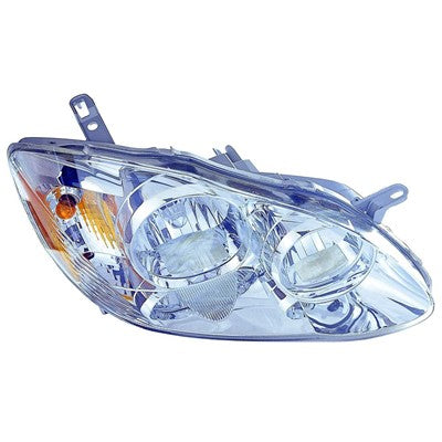 2005 toyota corolla front passenger side replacement headlight assembly arswlto2503160c