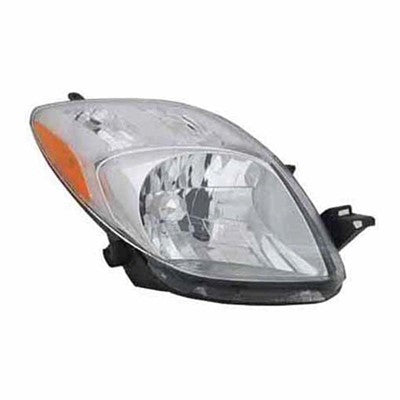2006 toyota yaris front passenger side replacement headlight lens and housing arswlto2503170v