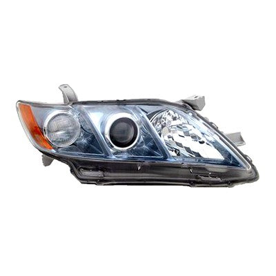 2009 toyota camry front passenger side replacement headlight lens and housing arswlto2503174v
