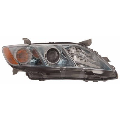 2009 toyota camry front passenger side replacement headlight assembly arswlto2503200c