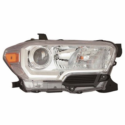 2018 toyota tacoma front passenger side replacement led headlight assembly arswlto2503242c