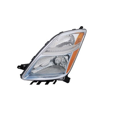 2006 toyota prius front driver side replacement halogen headlight lens and housing arswlto2518110c