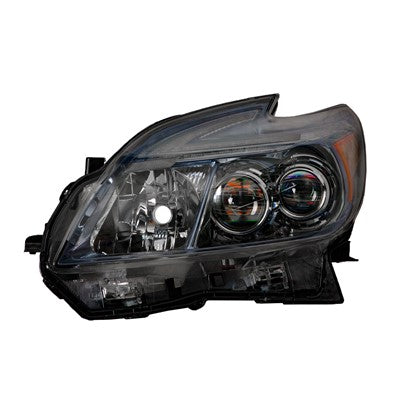 2014 toyota prius plug in front driver side oem led headlight lens and housing arswlto2518149oe