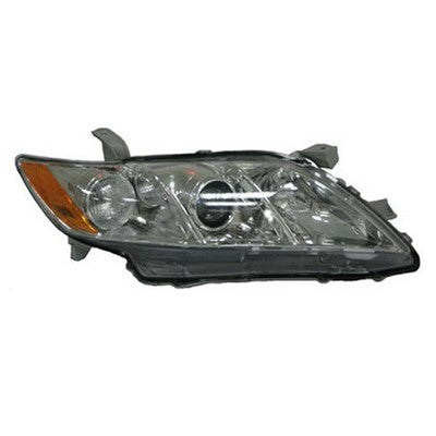 2009 toyota camry front passenger side replacement headlight lens and housing arswlto2519105v