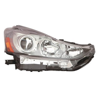 2017 toyota prius v front passenger side replacement halogen headlight lens and housing arswlto2519152c