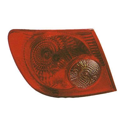 2006 toyota corolla rear driver side replacement tail light assembly arswlto2800154v