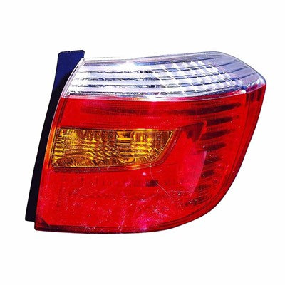 2010 toyota highlander rear passenger side replacement tail light assembly arswlto2801187
