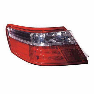 2009 toyota camry rear driver side replacement led tail light lens and housing arswlto2804103c