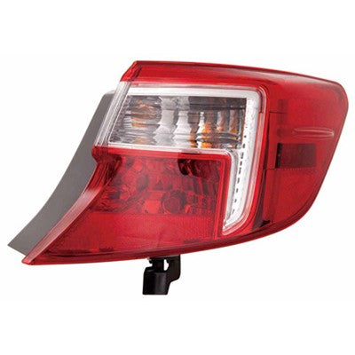 2012 toyota camry rear passenger side replacement tail light assembly arswlto2805114v