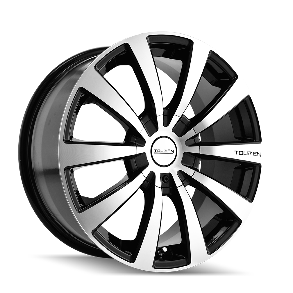 Touren 20"x8.5" Non-Chrome Black/Machined Face/Machined Lip Custom Wheel ARSWCW31302804M