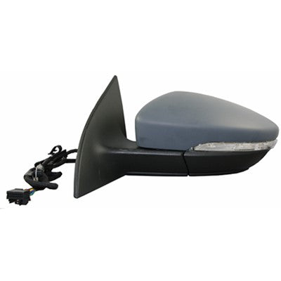2015 volkswagen eos driver side power door mirror with heated glass without mirror memory arswmvw1320137