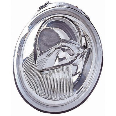 2004 volkswagen beetle front driver side replacement halogen headlight assembly arswlvw2502106c