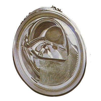 2004 volkswagen beetle front driver side replacement headlight assembly arswlvw2502121