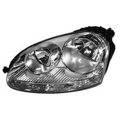 2007 volkswagen rabbit front driver side replacement halogen headlight assembly arswlvw2502127c