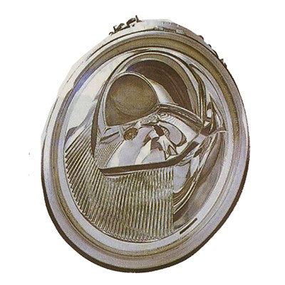 2004 volkswagen beetle front passenger side replacement headlight assembly arswlvw2503121