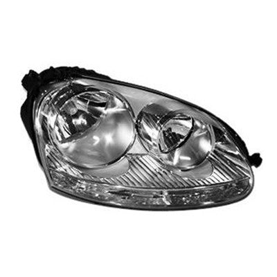 2007 volkswagen rabbit front passenger side replacement halogen headlight assembly arswlvw2503127v