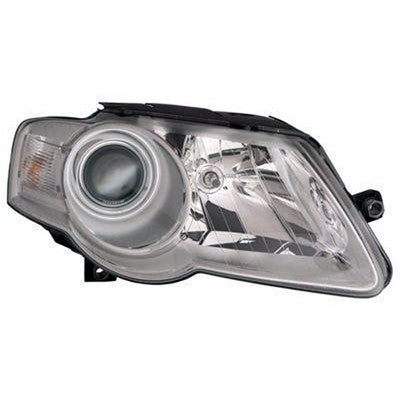 2007 volkswagen passat front passenger side replacement halogen headlight assembly arswlvw2503134