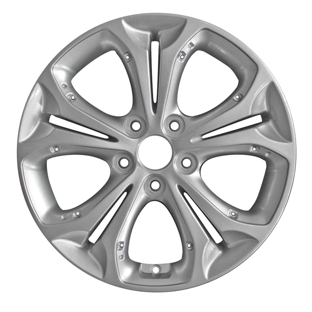 2014 Hyundai Elantra 17" OEM Wheel Rim with TPMS Slot W70838BS