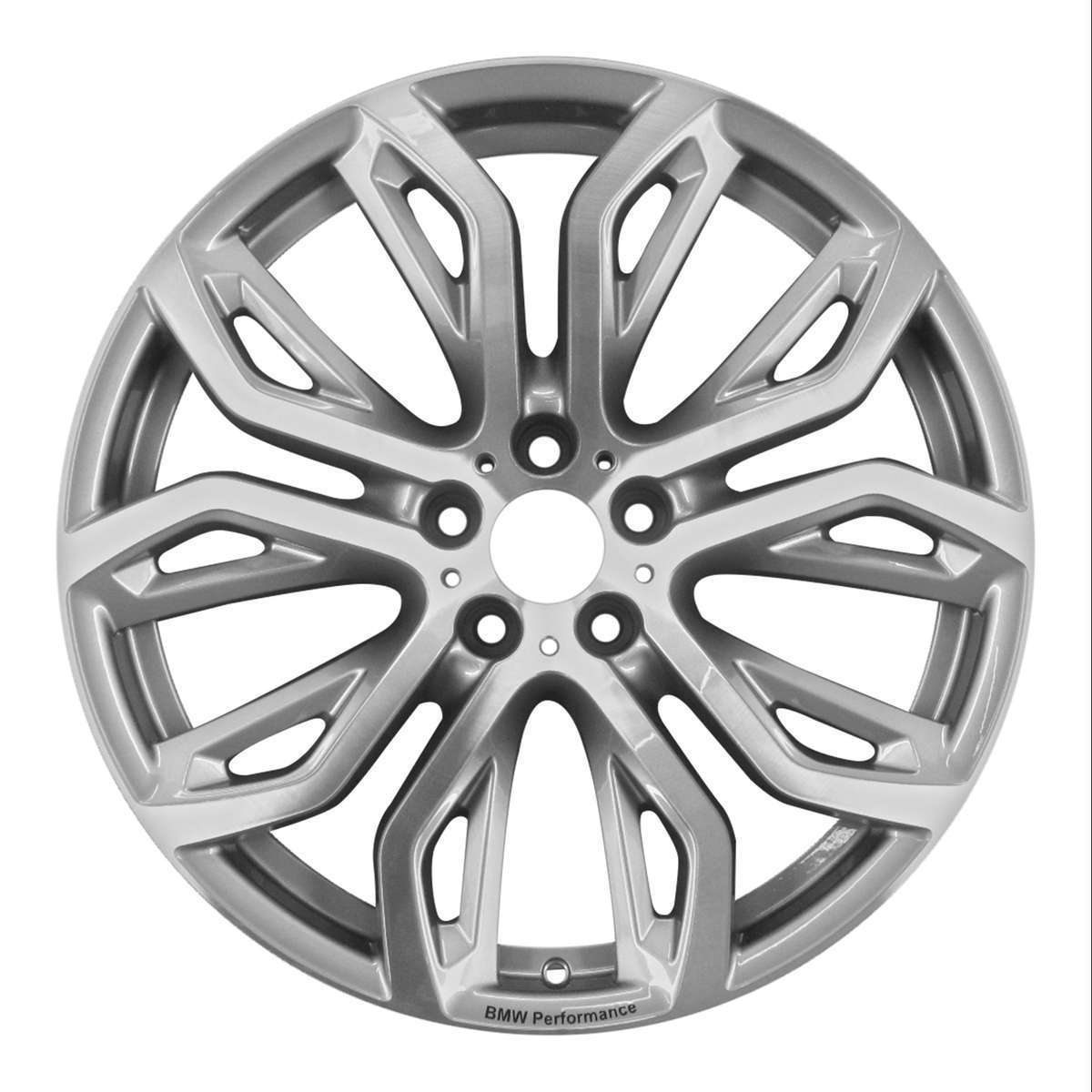 2012 BMW X6 21" Rear OEM Wheel Rim Style 375 W71494MC
