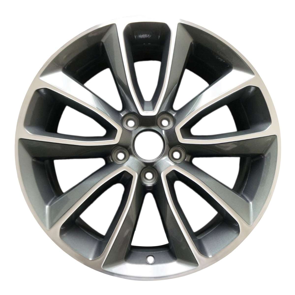 2017 Hyundai Santa Fe 18" OEM Wheel Rim Without TPMS Slot W70909AMC