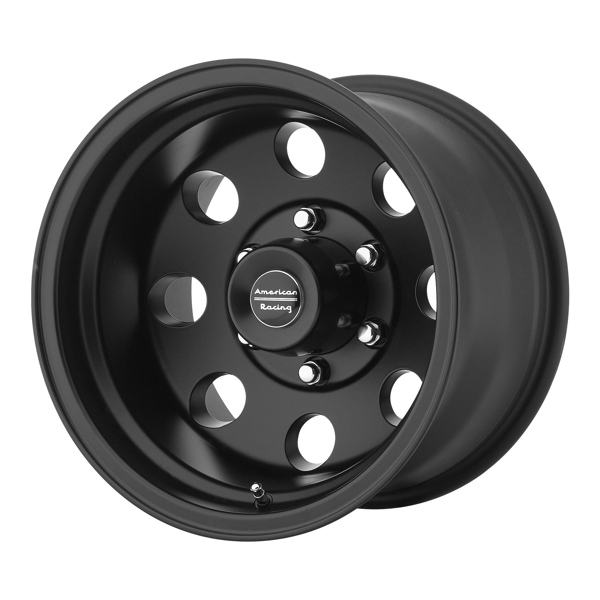 American Racing 15"x8" Non-Chrome Satin Black Custom Wheel ARSWCWAR1725885B