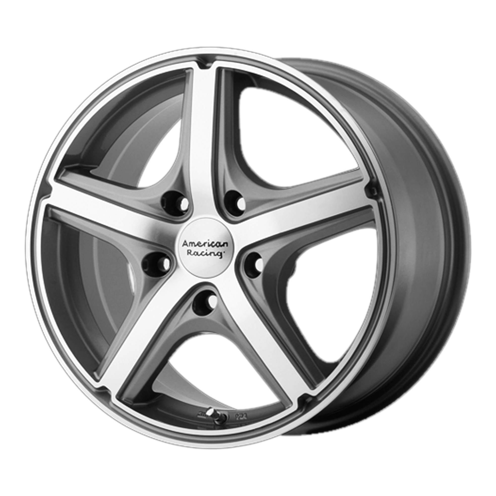 American Racing 17"x7.5" Non-Chrome Anthracite Machined Custom Wheel ARSWCWAR88377545440