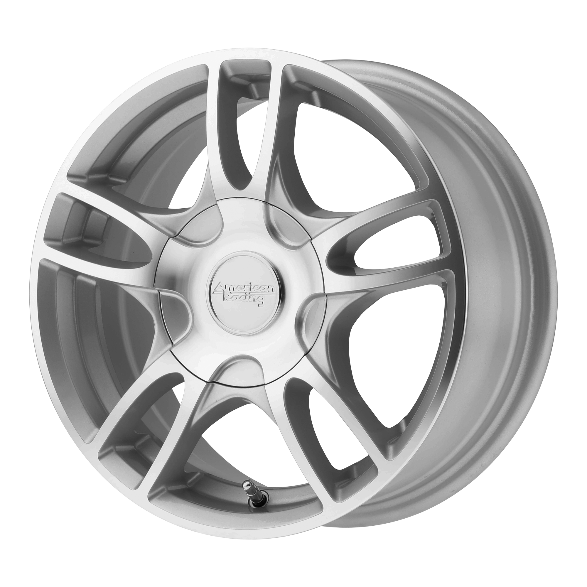 American Racing 17"x7.5" Non-Chrome Silver Machined Custom Wheel ARSWCWAR91977521445