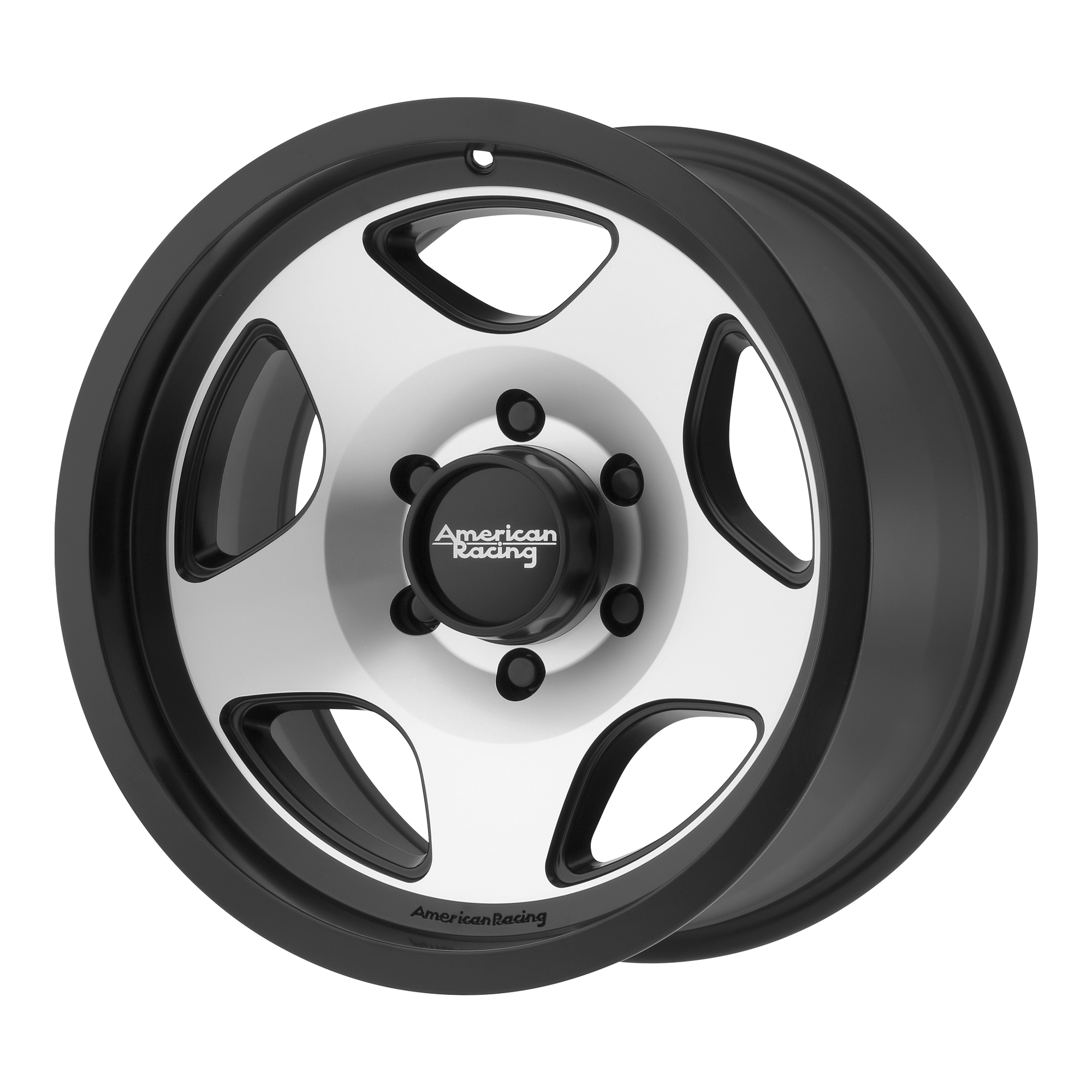 American Racing 18"x9" Non-Chrome Satin Black Machined Custom Wheel ARSWCWAR92389055500