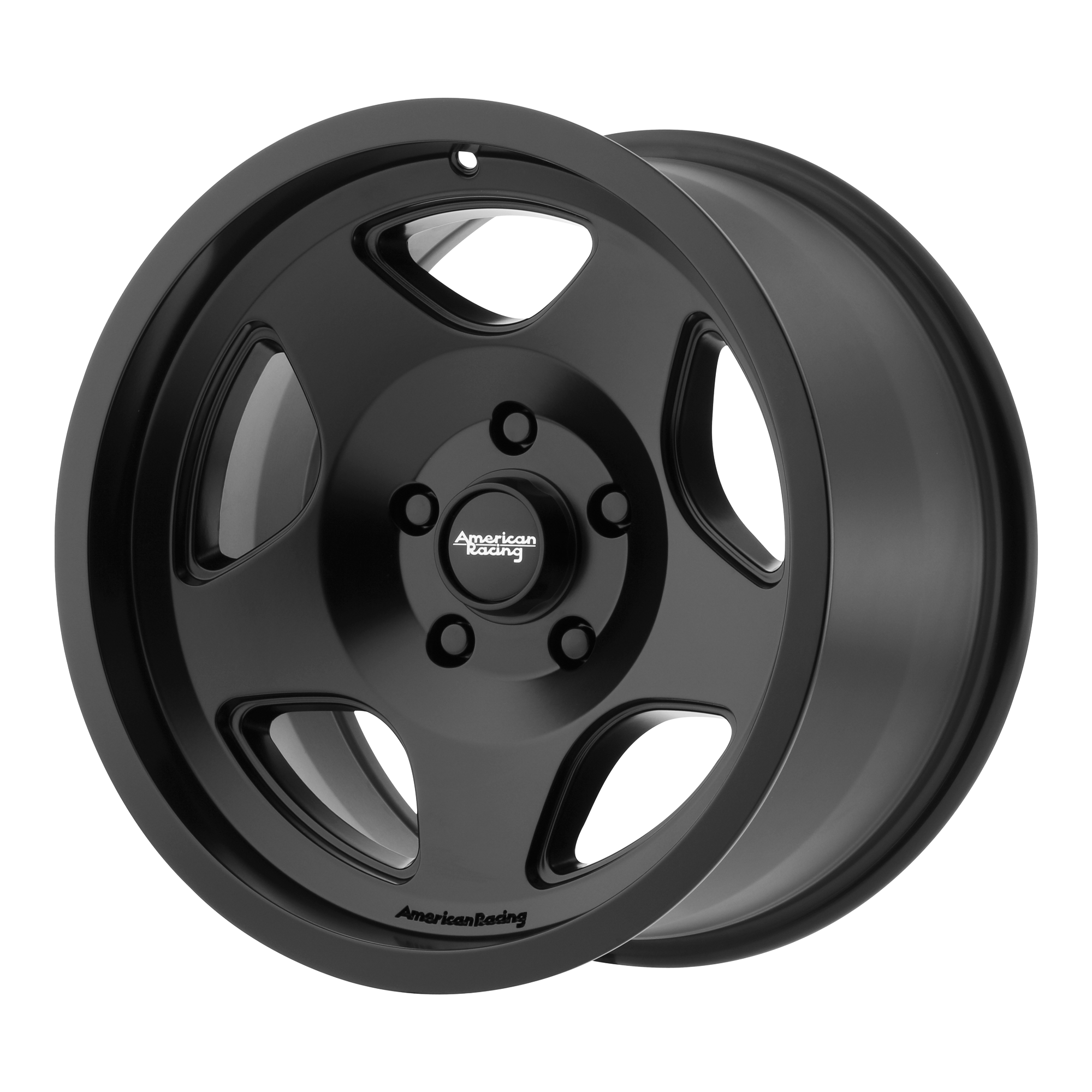 American Racing 17"x9" Non-Chrome Satin Black Custom Wheel ARSWCWAR92379055712N