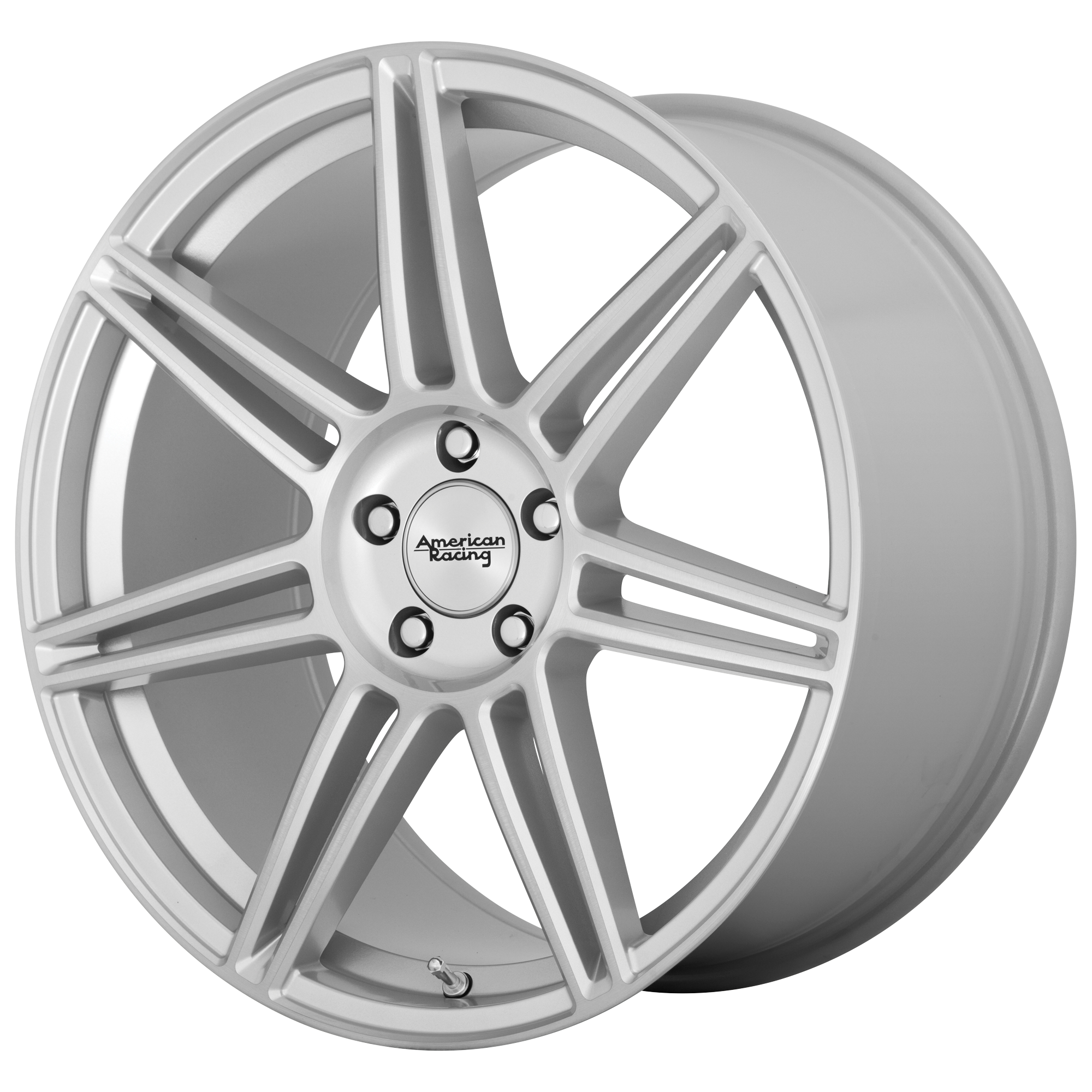 American Racing 20"x8.5" Non-Chrome Brushed Silver Custom Wheel ARSWCWAR93528552425