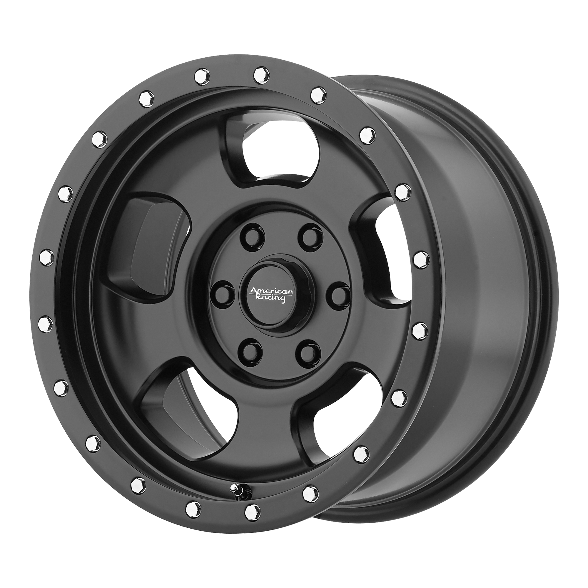 American Racing 17"x8.5" Non-Chrome Satin Black Custom Wheel ARSWCWAR96978564725