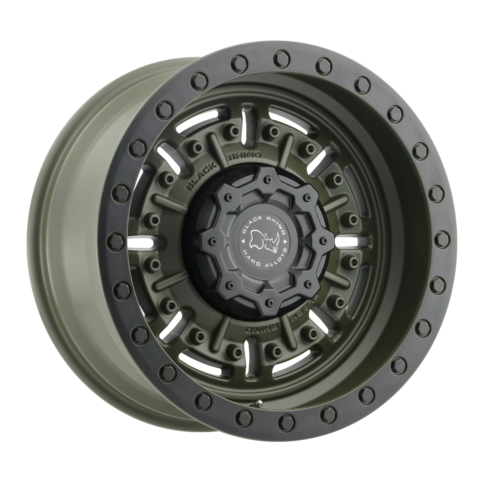 Black Rhino 17"x8.5" Non-Chrome Olive Drab Green Custom Wheel ARSWCW1785ABR006140N12