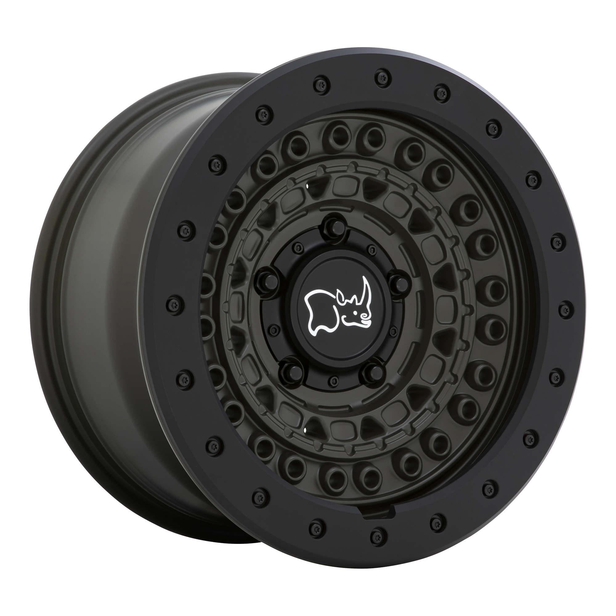 Black Rhino 20"x9" Non-Chrome Gun Black With Black Rock Guard Custom Wheel ARSWCW2090BCD106120G67