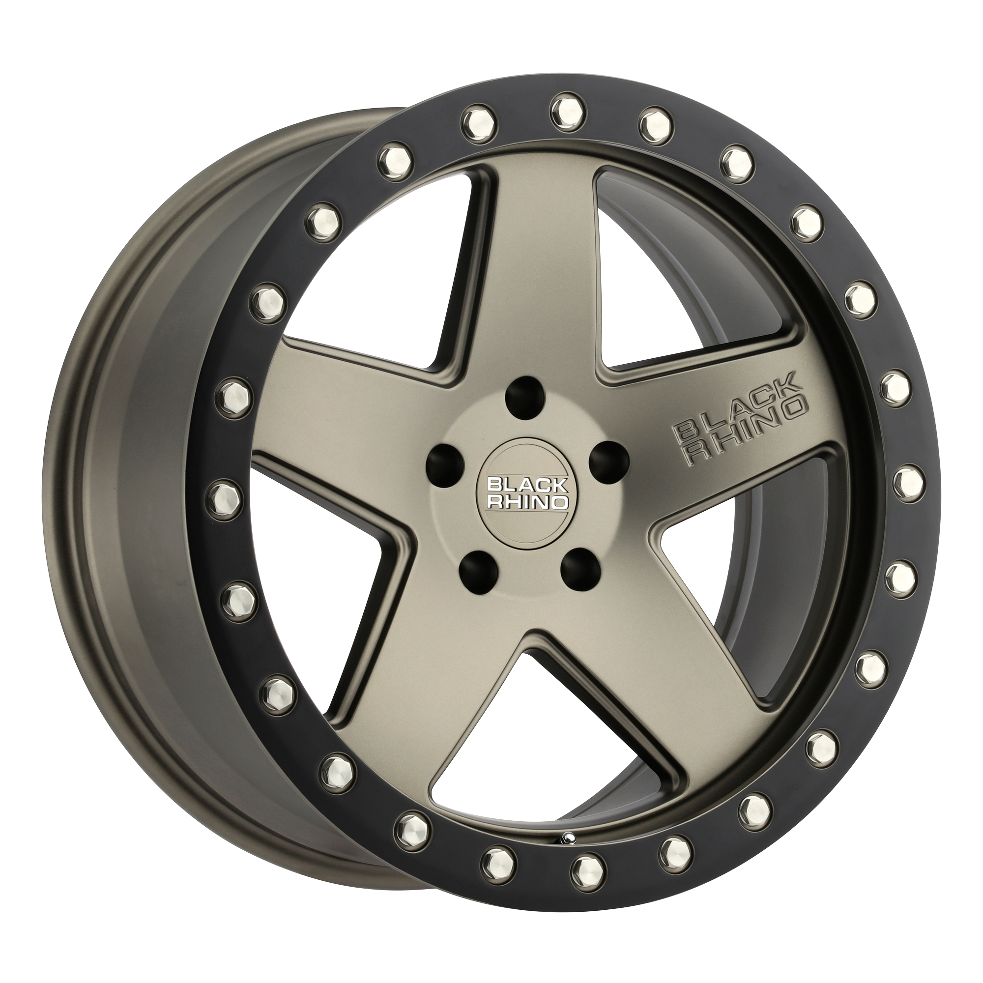 Black Rhino 17"x9.5" Non-Chrome Matte Bronze With Black Ring Custom Wheel ARSWCW1795CRL85127Z71